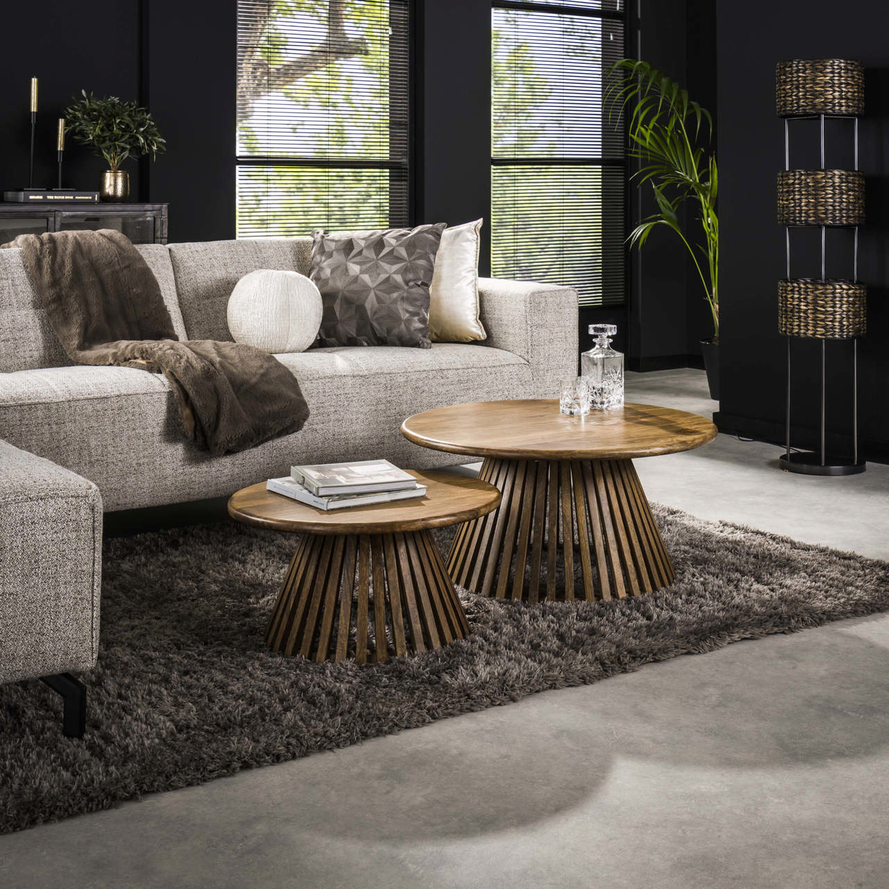 Salontafel set/2 tweak conisch