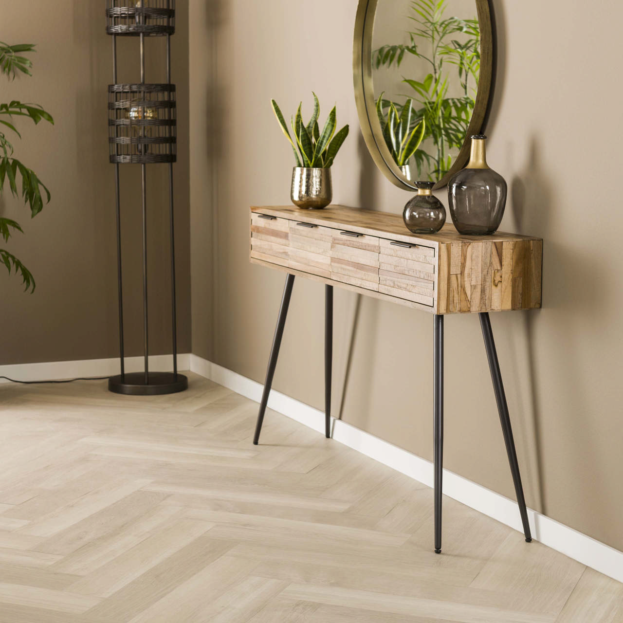Haltafel 4L Teca strip