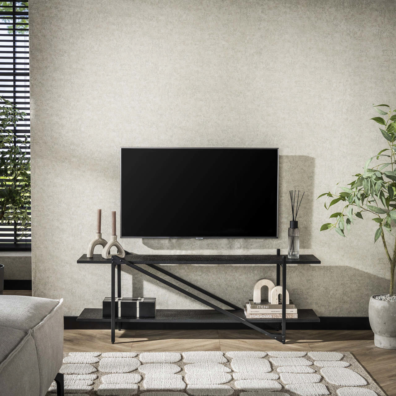 TV-meubel 140cm Piega