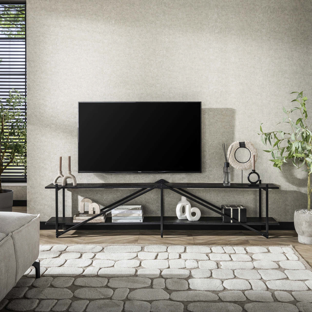 TV-meubel 220cm XL Piega