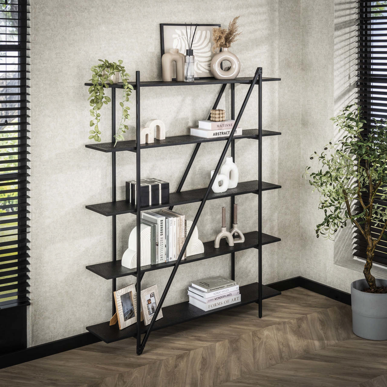 Wandrek 140cm 5 laags Piega
