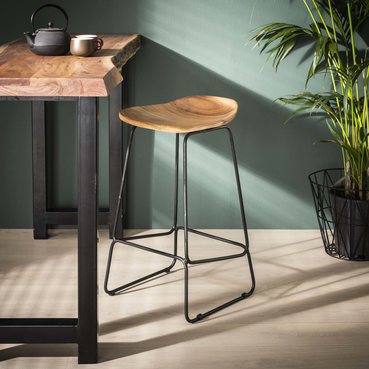 Barstoel hout Ergo VPE4
