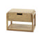 Nachtkastje 1L houten frame zwevend