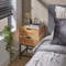 Bedside table flat 2 drawers