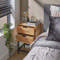 Bedside table flat 2 drawers