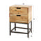 Bedside table flat 2 drawers