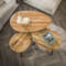 Salontafel set/3 organisch