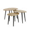 Salontafel set/3 organisch