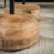 Salontafel set/2 driehoekig blad