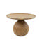 Salontafel massieve voet rond