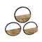 Wandschap round set/3