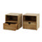 Nachtkastje set/2 XS hangend flat