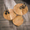 Coffee table set/3 tree trunk leg