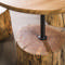 Coffee table set/3 tree trunk leg
