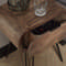 Bedside table barrel 1 drawer