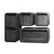 Wandschap set/4 dark clay