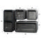 Wandschap set/4 dark clay