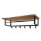 Kapstok edge 6 haken hoedenplank