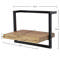 Wandplank edge 40cm