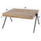 Salontafel Teca balance 80x80