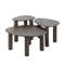 Salontafel set/3 driehoekig Maya teak