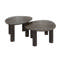 Salontafel set/2 driehoekig Maya teak