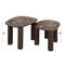 Salontafel set/2 vierhoekig Maya teak