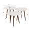 Salontafel set/3 point stone