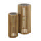 Bloemenzuil set/2 slate round