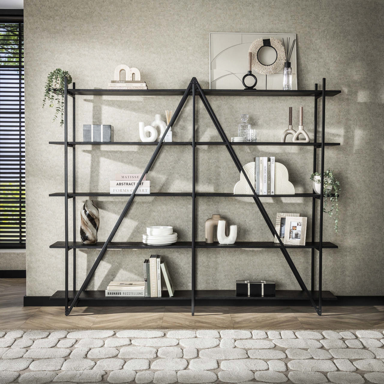 Wandrek 220cm XL 5 laags Piega