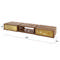 Coiffeuse 2 tiroirs brass