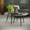 Coffee table Ø55 set/2 round metallic