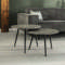 Coffee table Ø55 set/2 round metallic