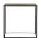Haltafel iron metallic