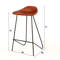 Barstoel Vintage leder VPE4