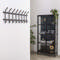 Garderobe 8 haaks breed ronde buis