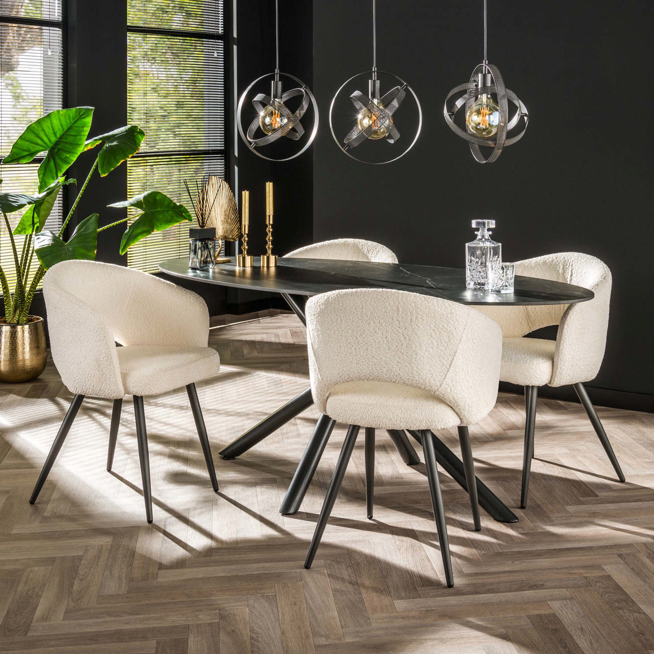 Eetkamertafel 180 ovaal Ceramic