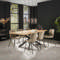 Dining table 200 herringbone veneer