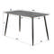Dining table 140 ceramic