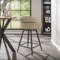 Barstoel draaibaar boucle ronde rug VPE2