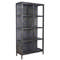 Vitrinekast Rift metal 2 deuren