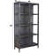 Vitrinekast Rift metal 2 deuren