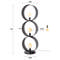 Lampadaire 3L ring perforé
