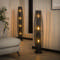 Vloerlamp 150 4L cylinder mesh