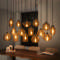 Hanglamp 5+5+5 rib glass