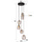 Hanglamp 5L patch pattern getrapt