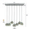 Hanglamp 4+3L bubble shaded