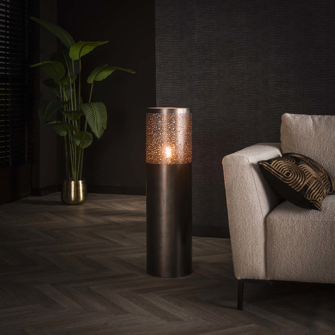 Vloerlamp Ø25 cilinder 90cm