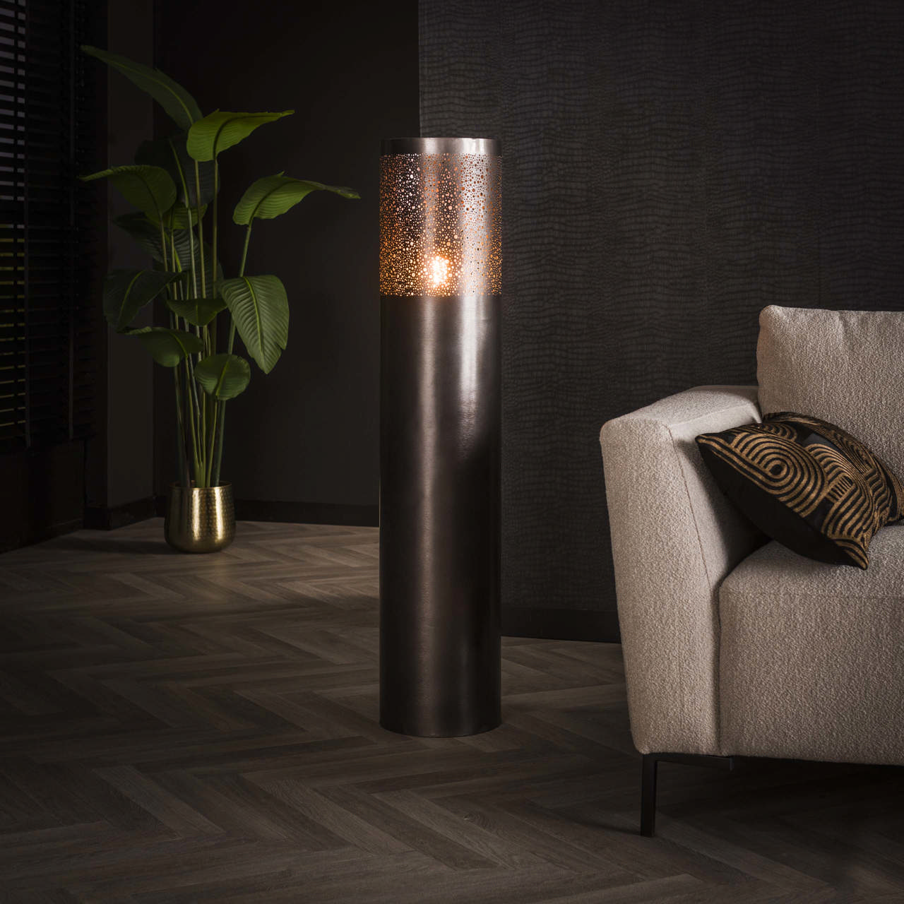 Vloerlamp Ø25 cilinder 120cm