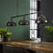 Hanglamp 3L halfronde kap-industrial tube